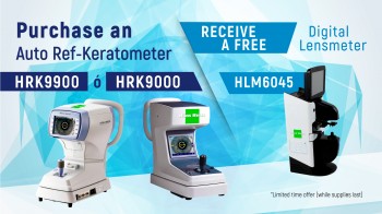 Purchase an Auto Ref-Keratometer and Receive a Free Digital Lensmeter