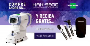 Compre un HR9900 y reciba gratis un set Pocket Jr Welch Allyn