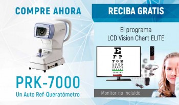 Reciba gratis el Programa ELITE Vision Chart por la compra de un Auto Ref/Queratómetro