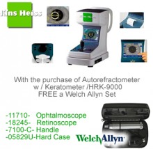 FREE WELCH ALLYN  SET WITH A HANS HEISS HRK 9000