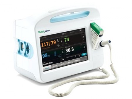 CVSM 6800 - Blood Pressure, SpO2 (Masimo), RRa, Temperature (SureTemp Plus), Custom Scoring,