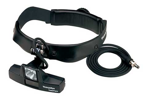 20500H Welch Allyn LumiView 3.5 V Halogen Portable Binocular Microscope with Headband